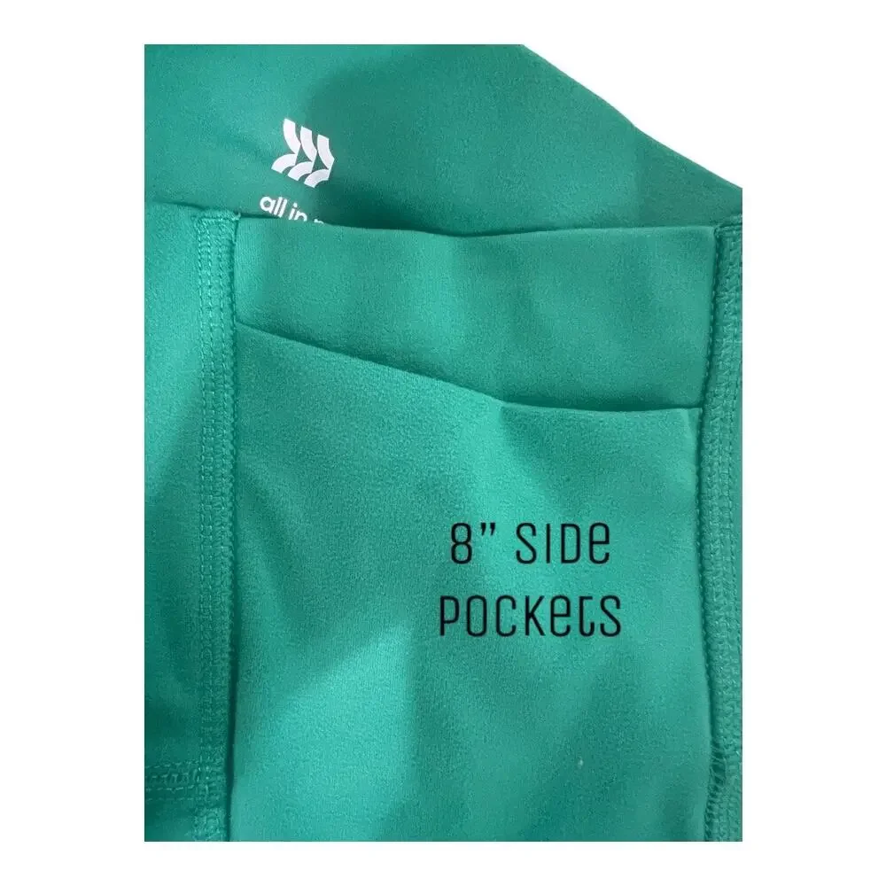 All in Motion Green Athletic Shorts Ladies Size M - Picture 3 of 4